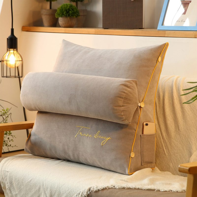 Thelittleesse™ Backrest Reading Pillow – Adjustable Wedge Support for Bed, Sofa & Lounge