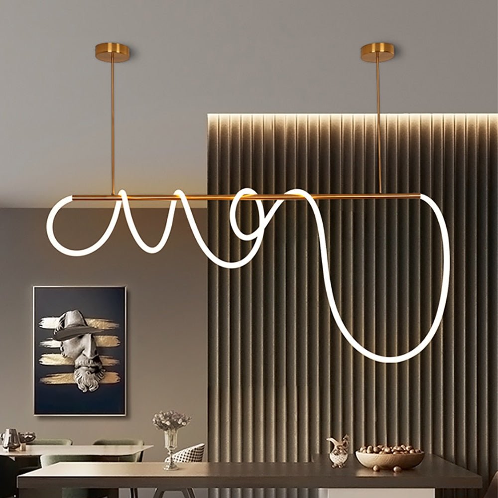 GlowWeave - Chic LED Hanging Light