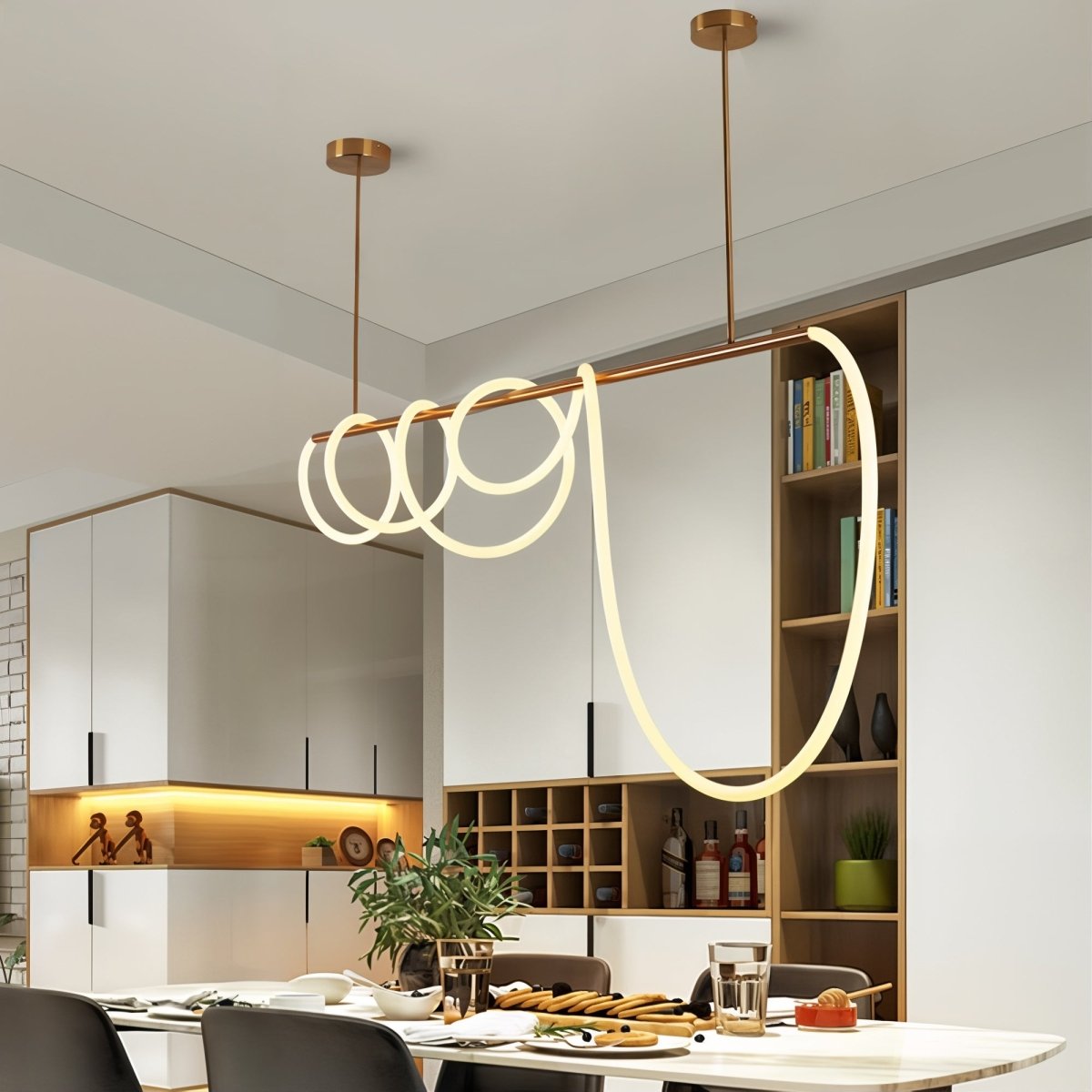 GlowWeave - Chic LED Hanging Light
