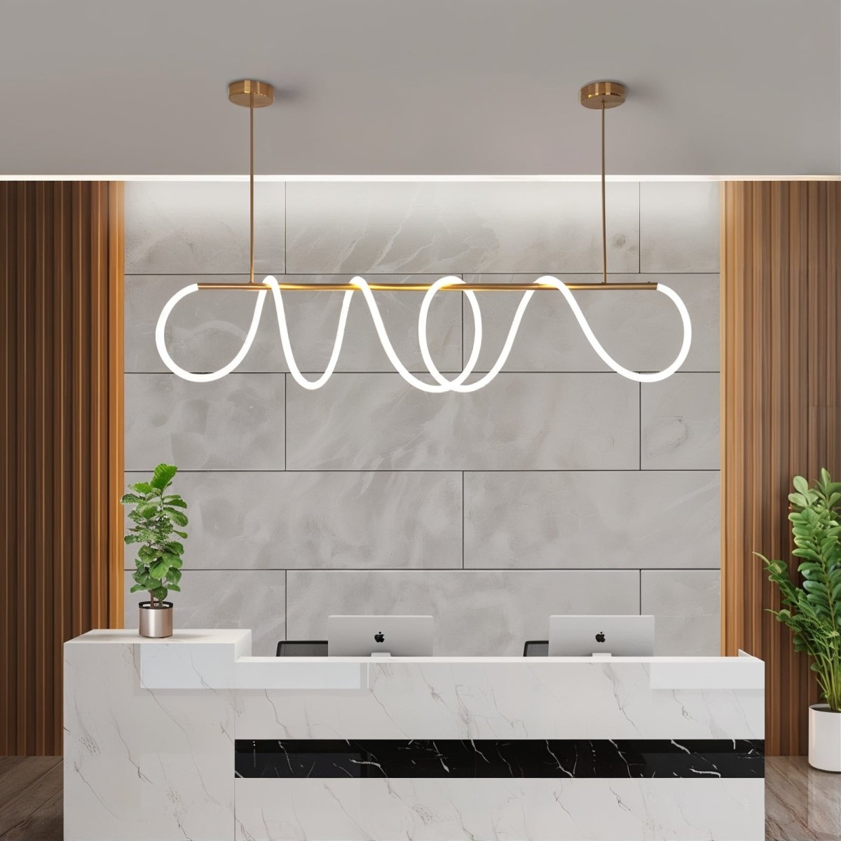 GlowWeave - Chic LED Hanging Light