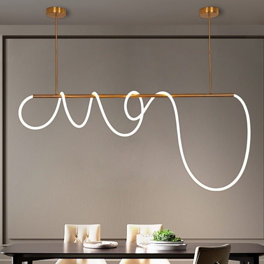 GlowWeave - Chic LED Hanging Light