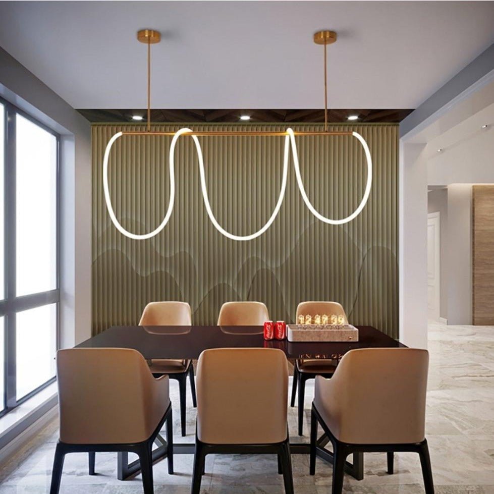 GlowWeave - Chic LED Hanging Light