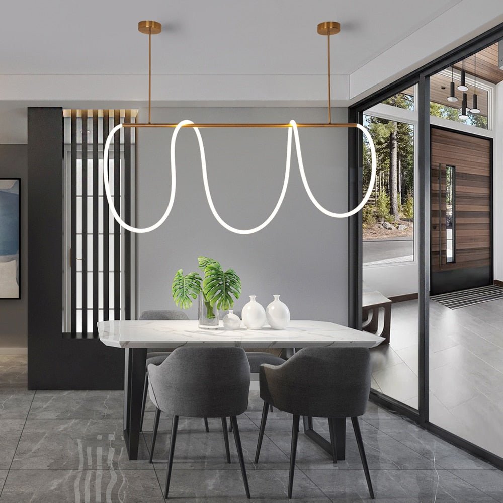 GlowWeave - Chic LED Hanging Light