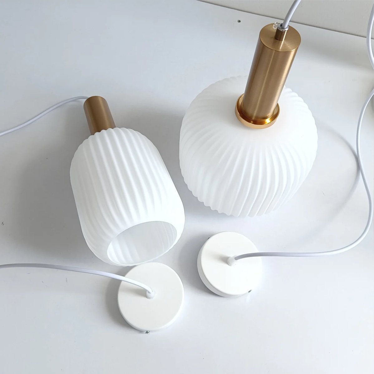 LuxePrism – Sleek Glass Pendant Light with a Touch of Luxury