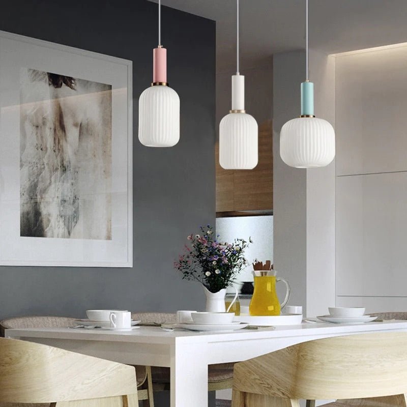 LuxePrism – Sleek Glass Pendant Light with a Touch of Luxury