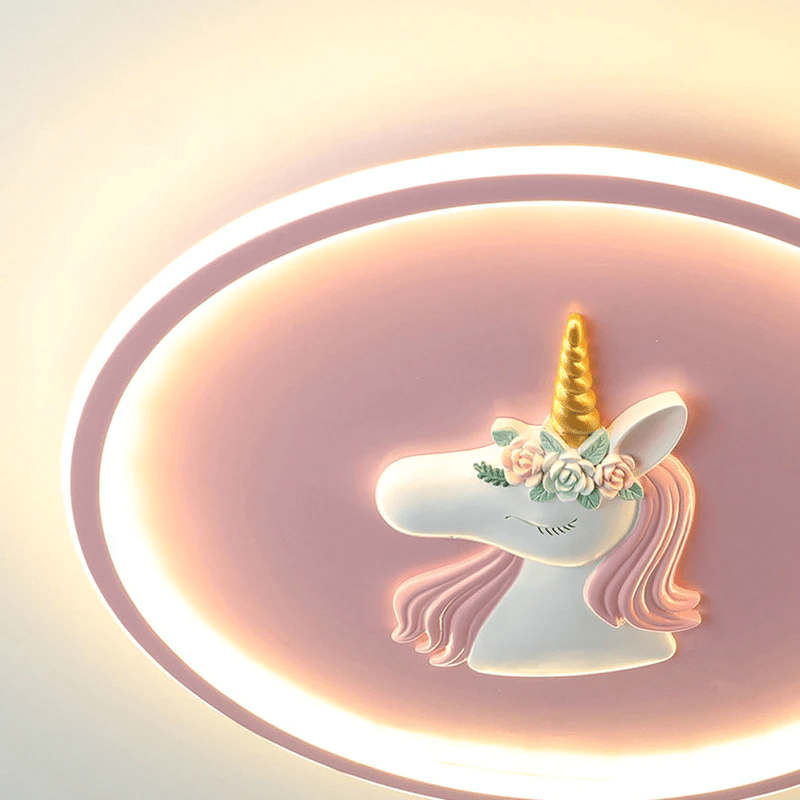 UnicornGlow - Ceiling Lamp with Magical Unicorn Design and Soft Lighting