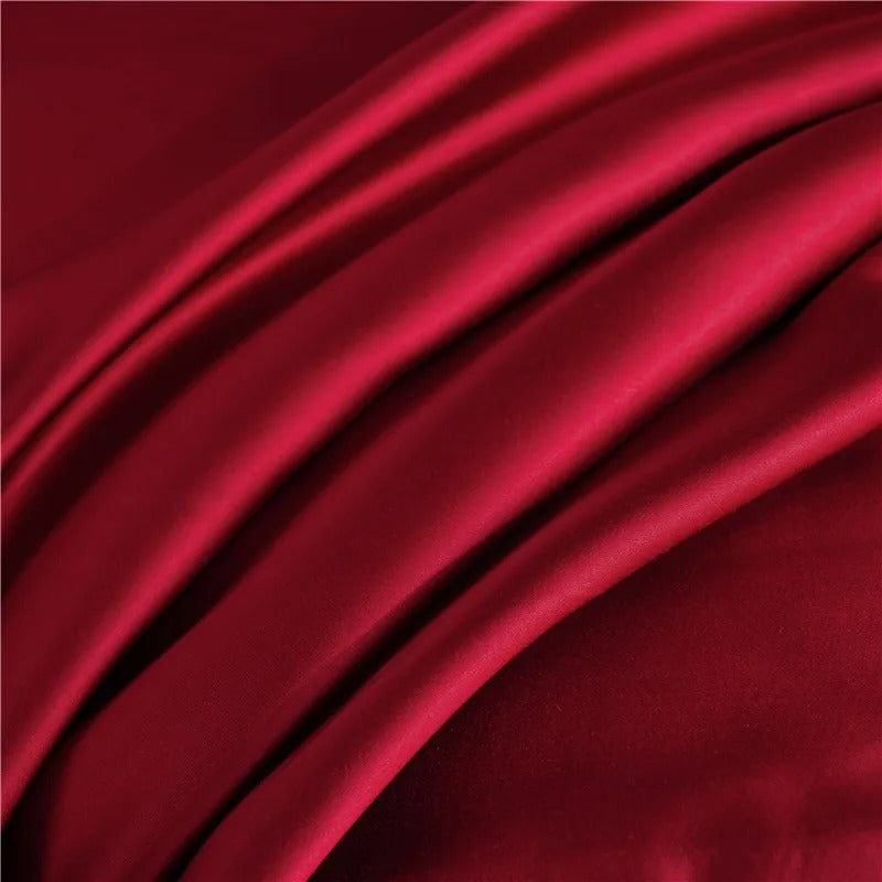 Thelittleesse™ Mulberry Silk Duvet Cover – Breathable, Hypoallergenic Luxury Bedding