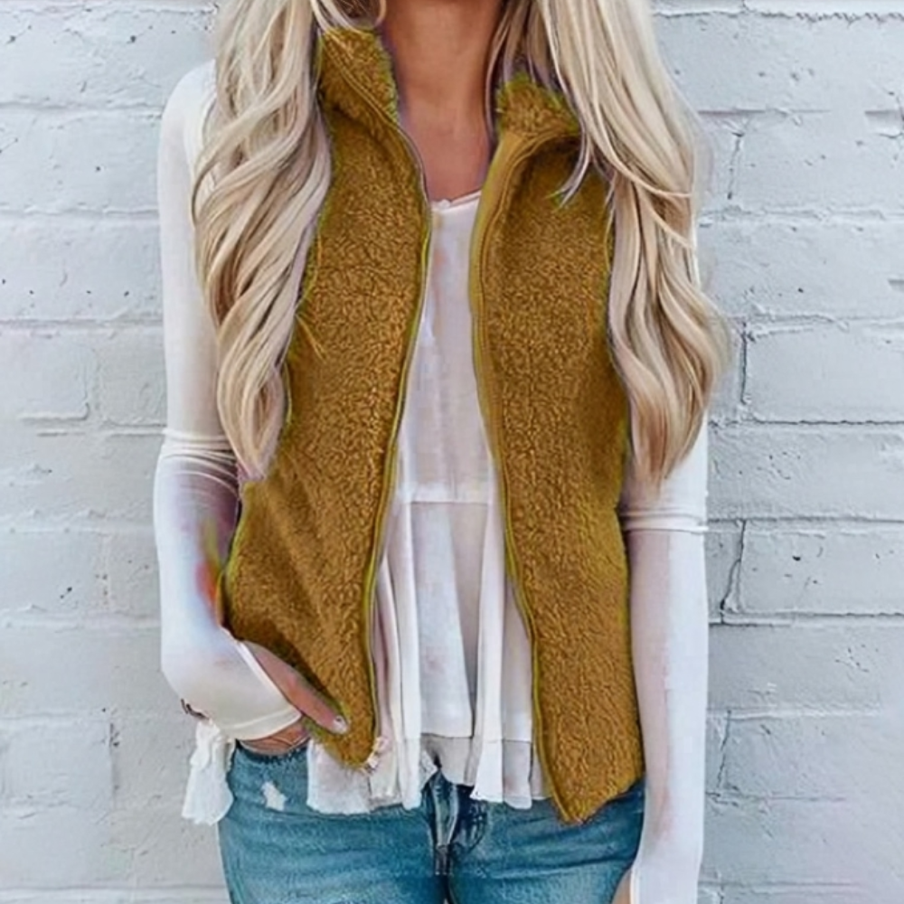 Rhian - Cozy Vest for Women - Warm & Stylish