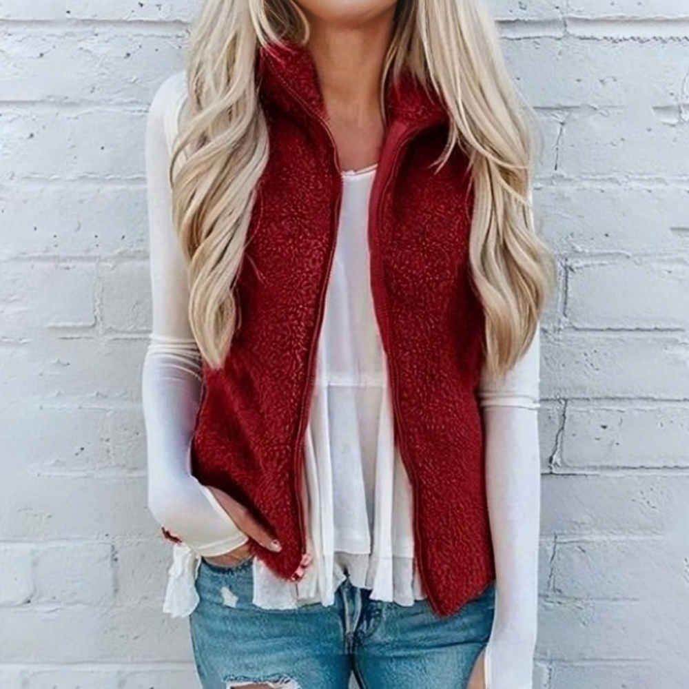 Rhian - Cozy Vest for Women - Warm & Stylish