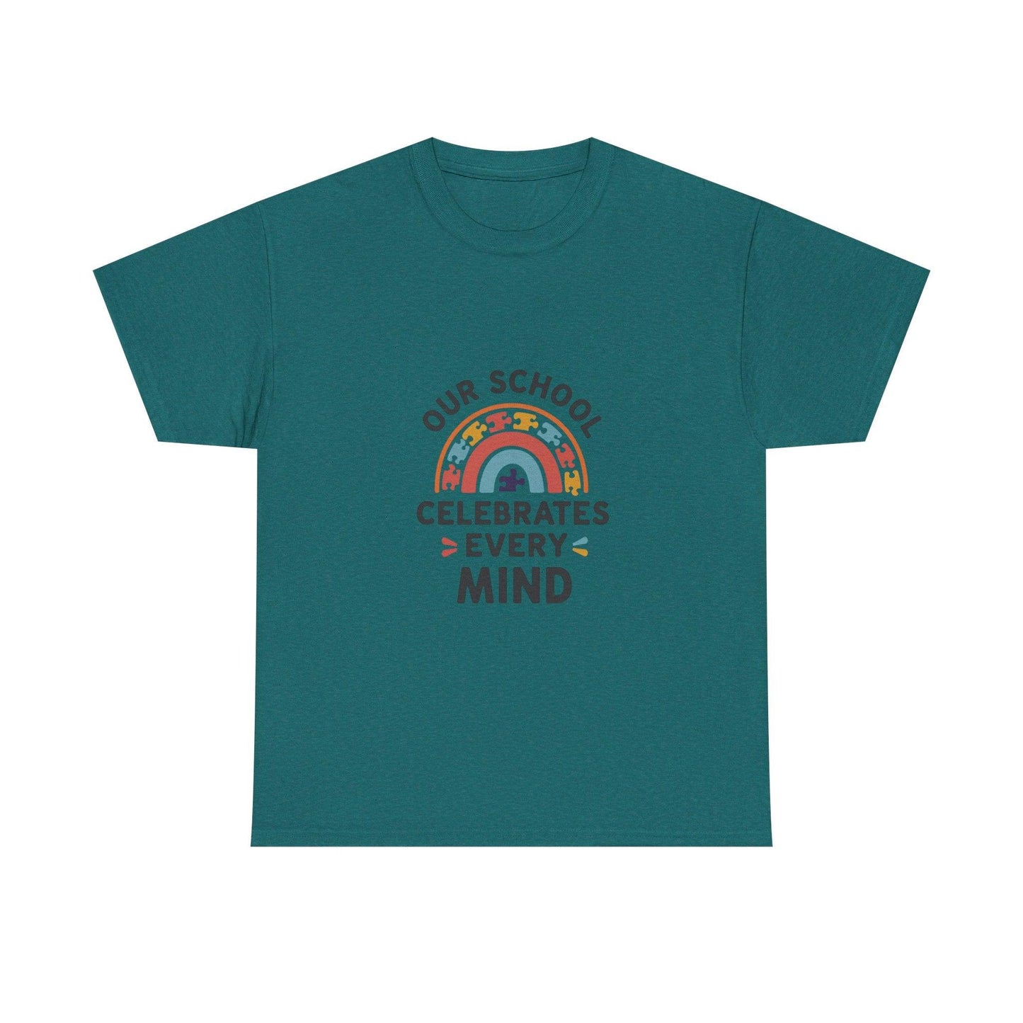 Our School Celebrates Every Mind T-Shirt – Support Autism Awareness - Thelittleesse