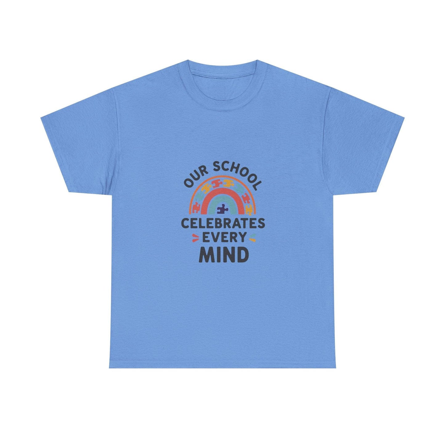 Our School Celebrates Every Mind T-Shirt – Support Autism Awareness - Thelittleesse