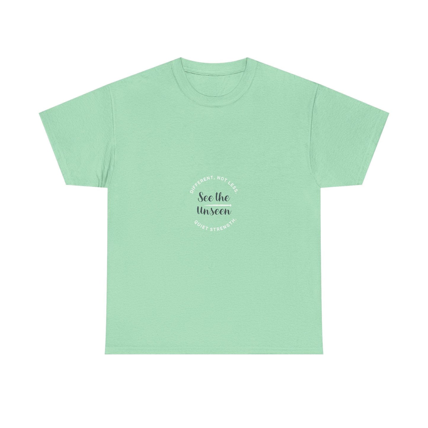 "See the Unseen" Autism Awareness T-Shirt – Different, Not Less, Quiet Strength - Thelittleesse
