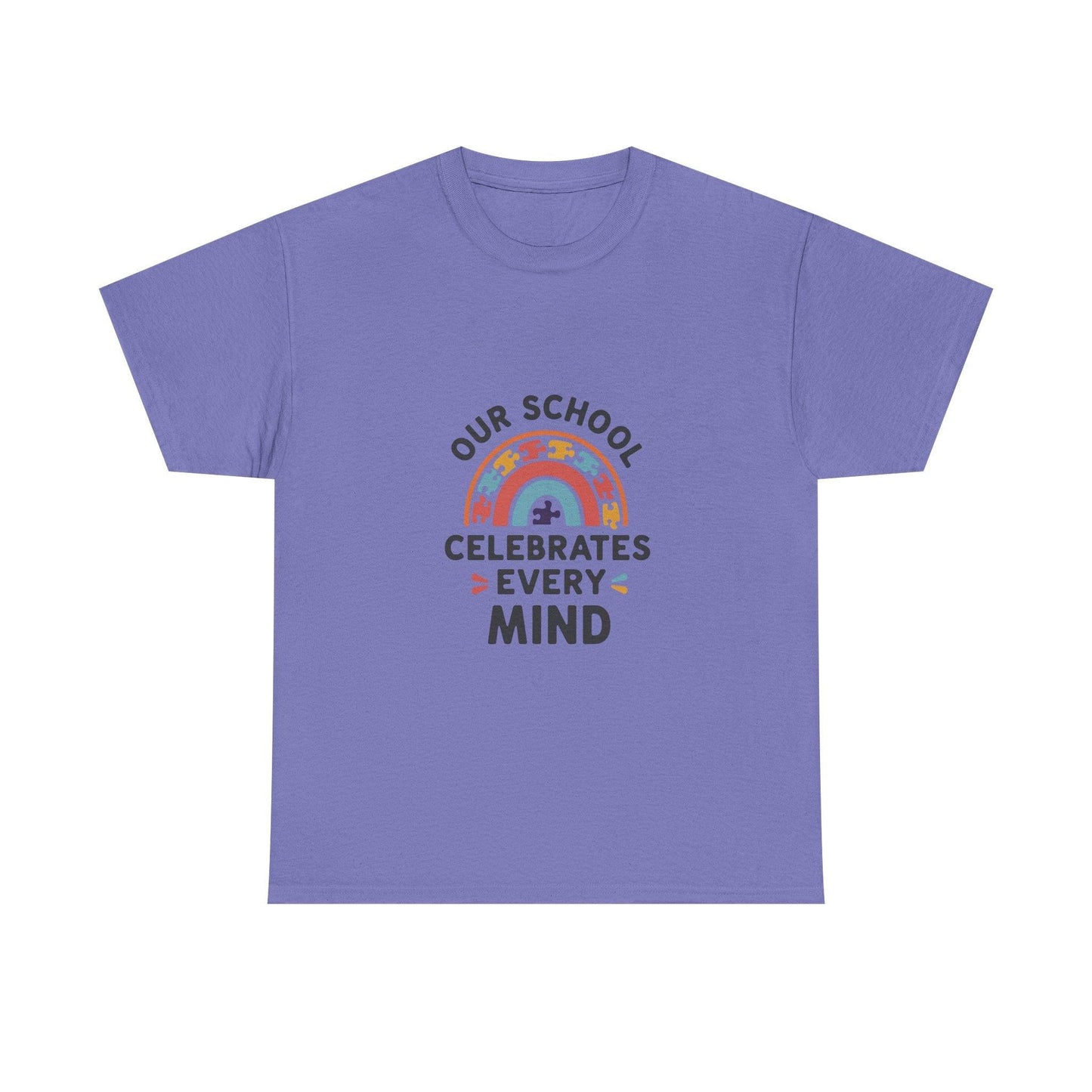 Our School Celebrates Every Mind T-Shirt – Support Autism Awareness - Thelittleesse