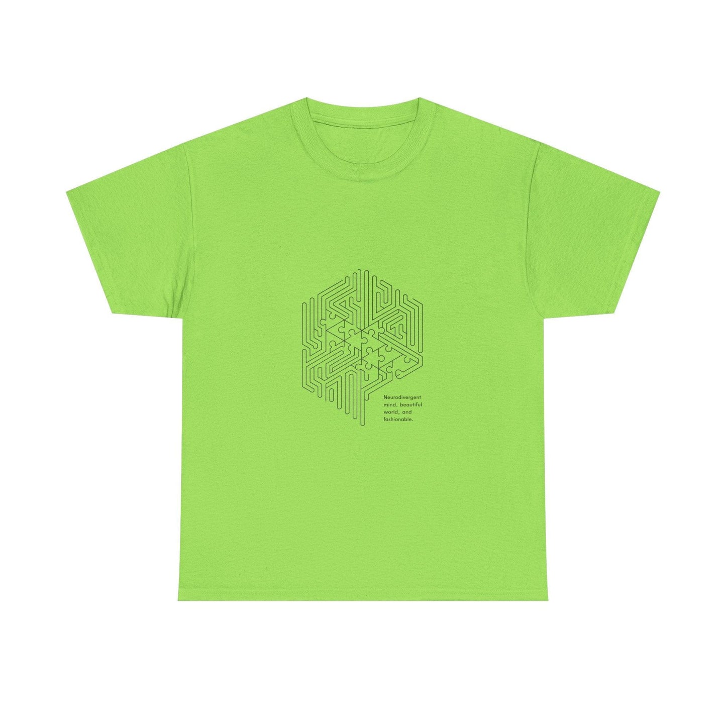 Neurodiversity Circuit Puzzle T-Shirt – Modern Autism Awareness Design - Thelittleesse