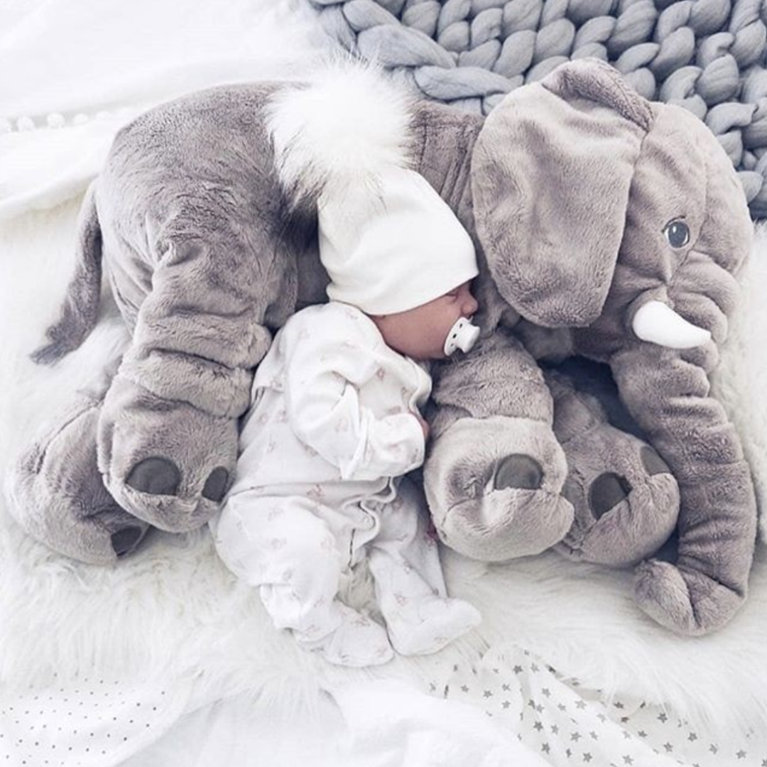 Vrimlo Cuddlephant | Plush Elephant Cuddle Cushion