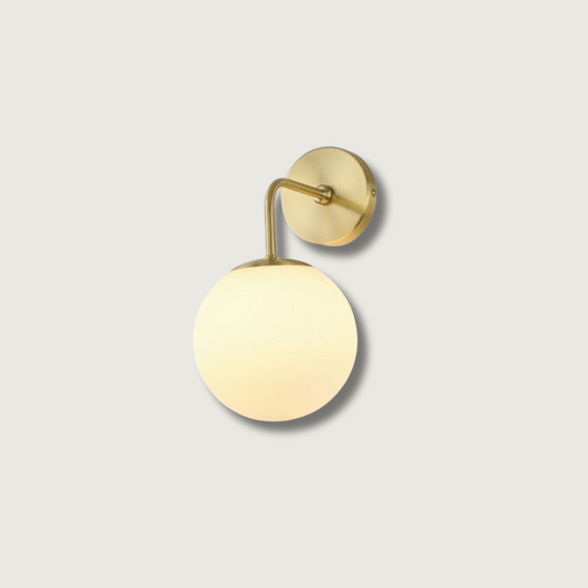 SphereLuxe – Scandinavian Wall Light with Adjustable Lighting