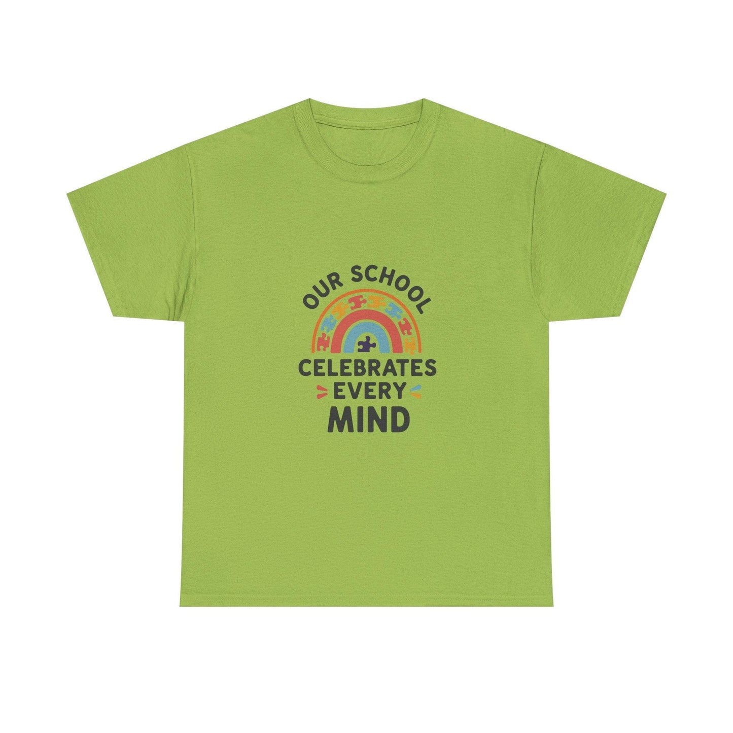 Our School Celebrates Every Mind T-Shirt – Support Autism Awareness - Thelittleesse