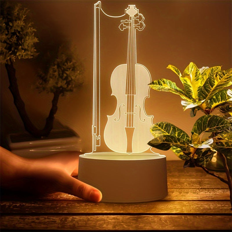 MelodyGlow - Elegant Cello Spherical Lamp