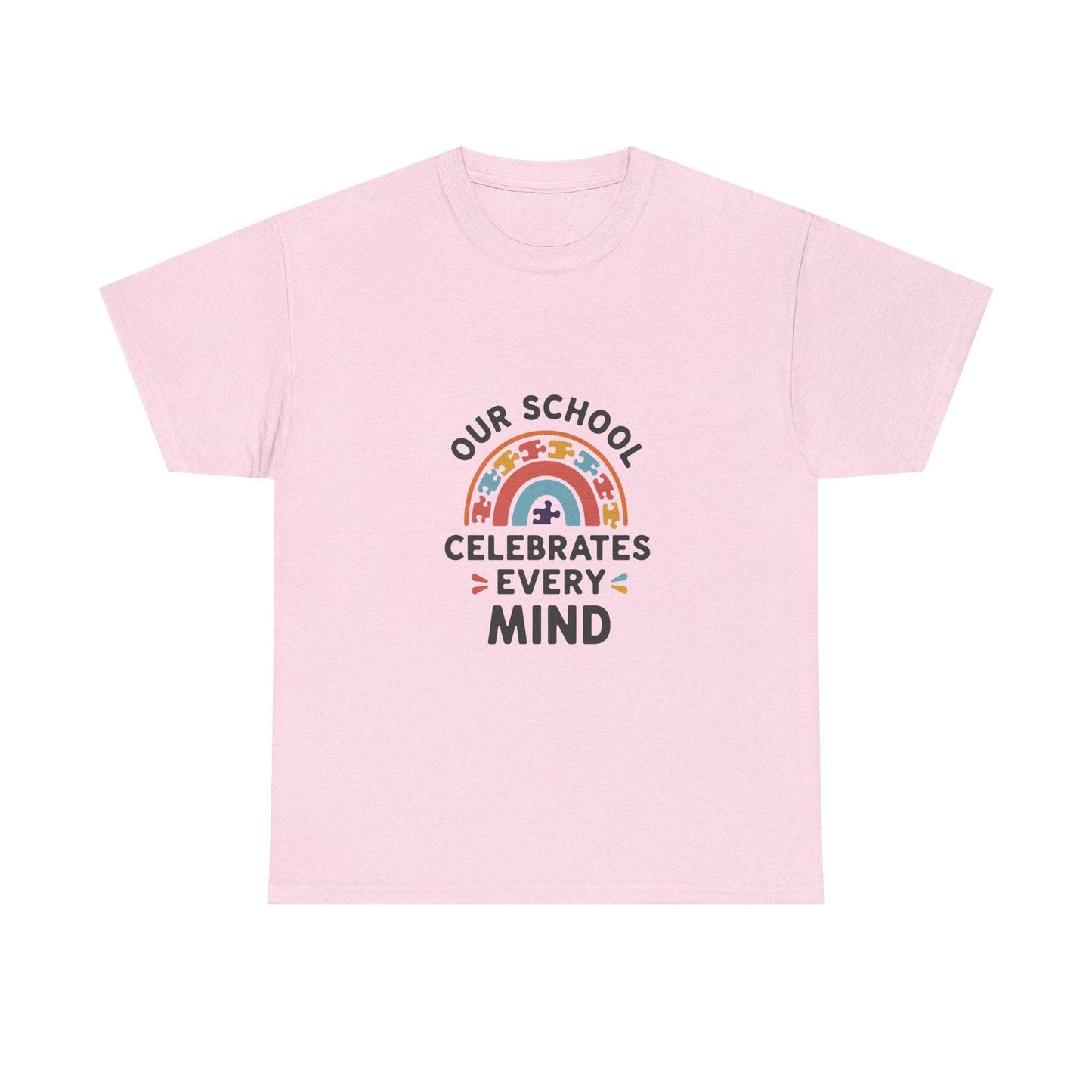 Our School Celebrates Every Mind T-Shirt – Support Autism Awareness - Thelittleesse