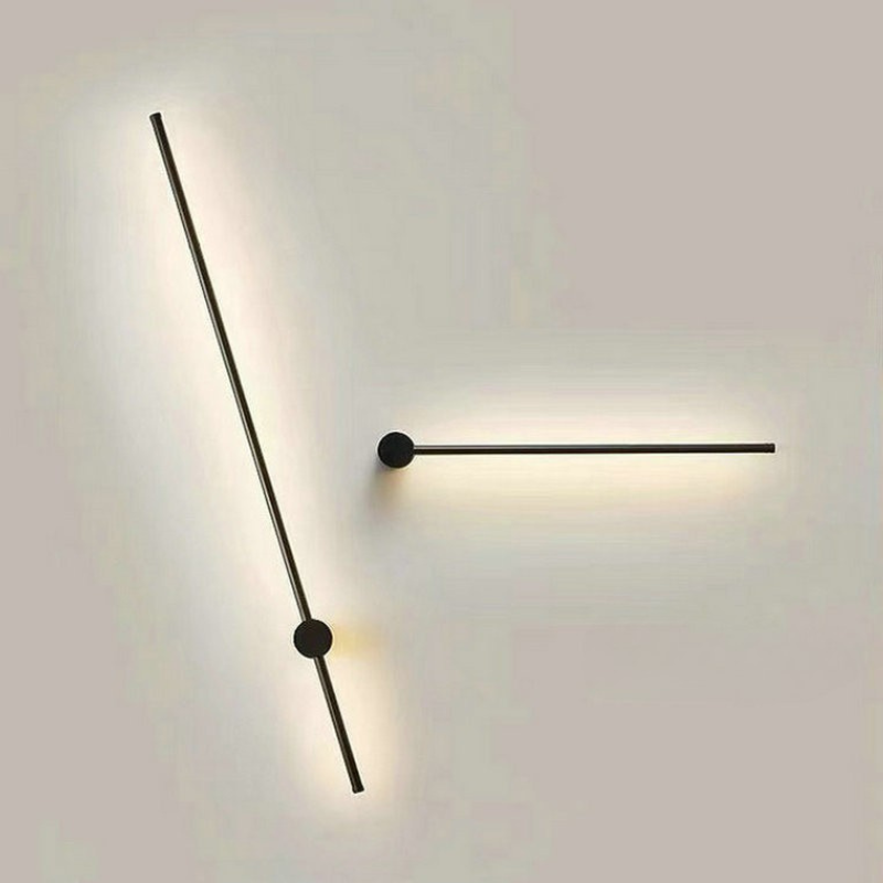 NordicRod – Minimalist Wall Lamp with Plug for Chic Interiors
