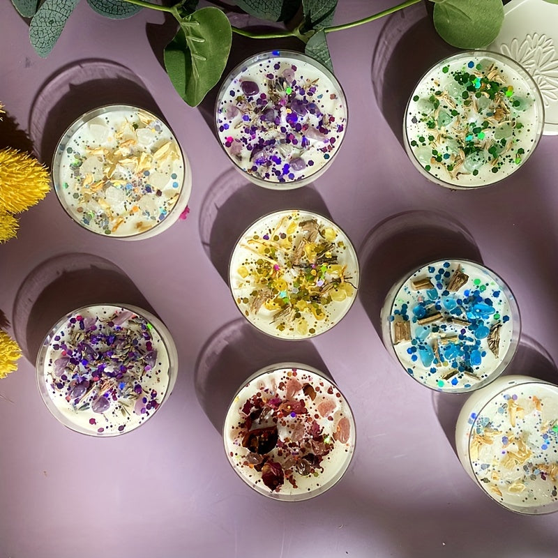 ScentedGem - Luxury Crystal-Infused Floral Candles