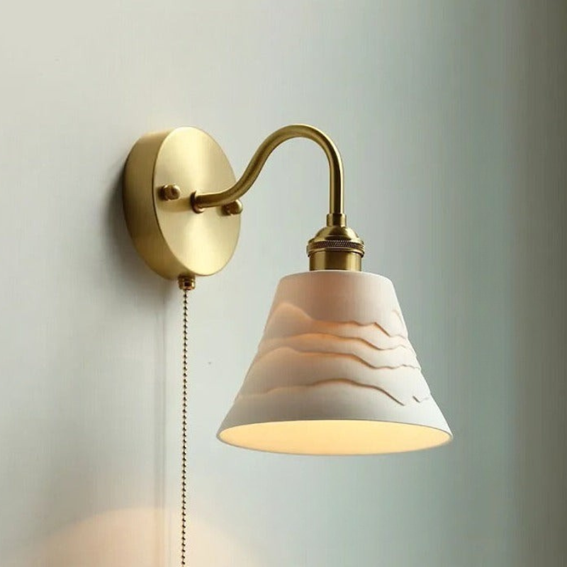 ScandiAura – Stylish Ceramic Wall Light with Nordic Design