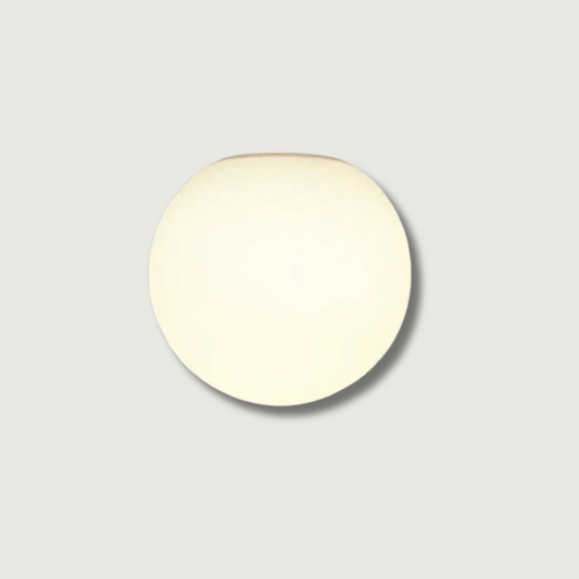 GlaciaLuxe – Minimalist Wall Lamp with Glass Stone Design