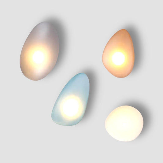 GlamGlow – Coloured Glass Wall Lamp with Artistic Flair