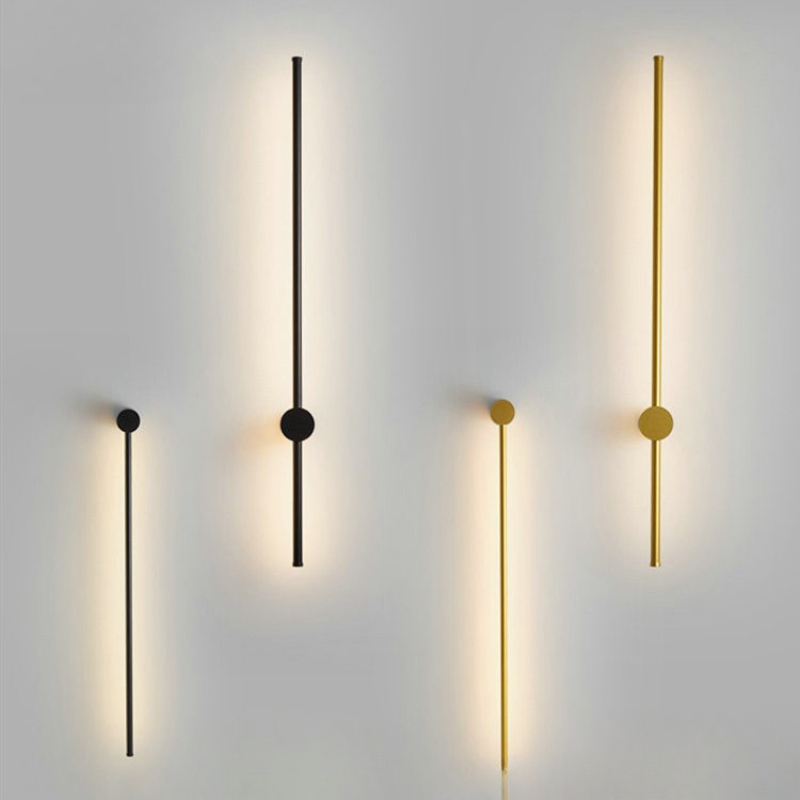 NordicRod – Minimalist Wall Lamp with Plug for Chic Interiors