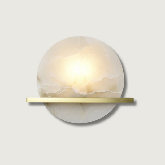 MarbleAura – Luxurious Marble Wall Lamp for Classic Style