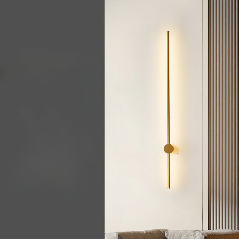 NordicRod – Minimalist Wall Lamp with Plug for Chic Interiors