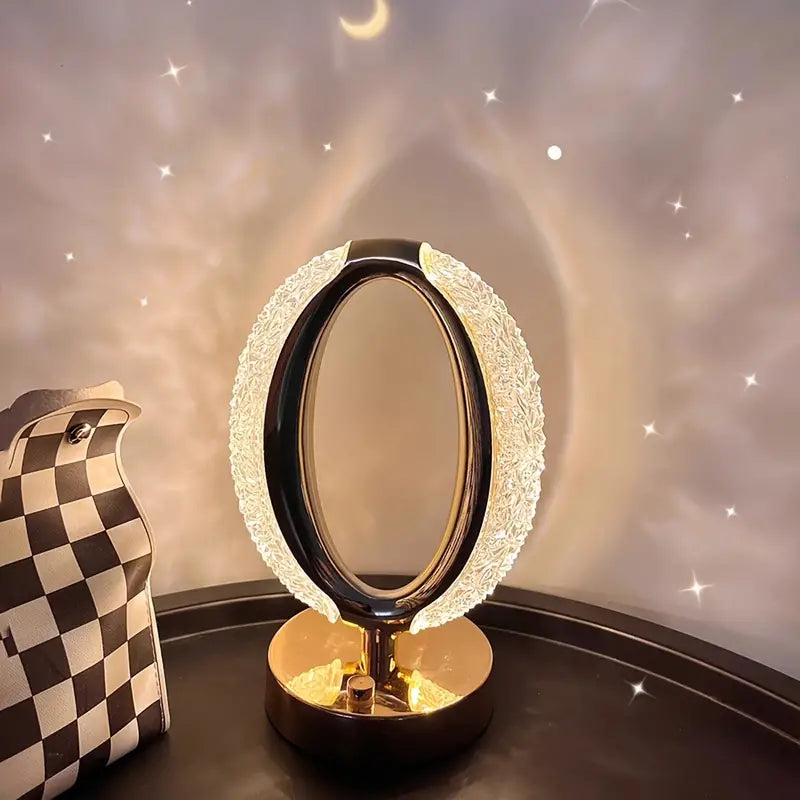 CrystalShine - Modern Crystal Table Lamp with Luxe Aesthetic