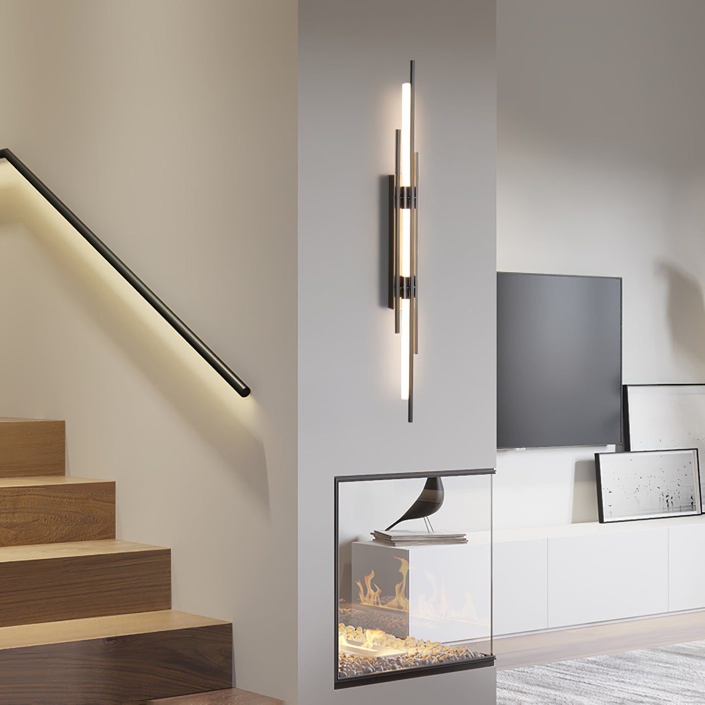 LuxeAura – Opulent Gold Wall Light for Elegant Spaces