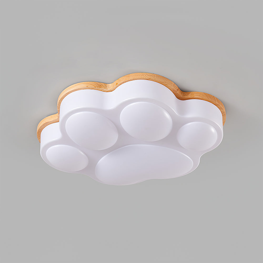 KittyLuxe - Ceiling Light with Playful Cat Paw Design and Subtle Glow