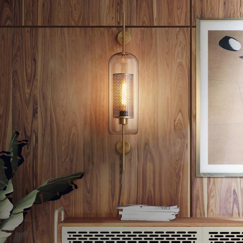 CrystalBeam – Illuminated Glass Wall Lamp for Stylish Lighting