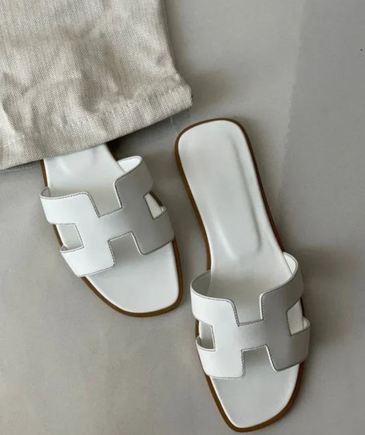 H Sandal | Modern Leather H-Design Sandals