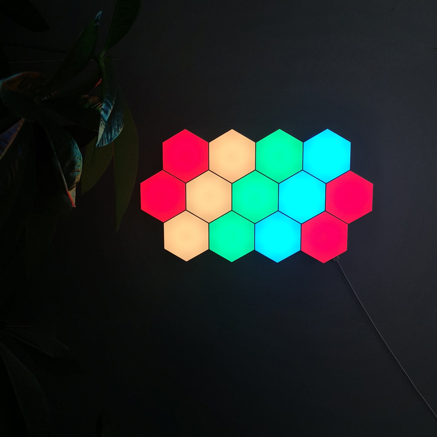 Autism Sensory Hexagonal LED Wall Lights