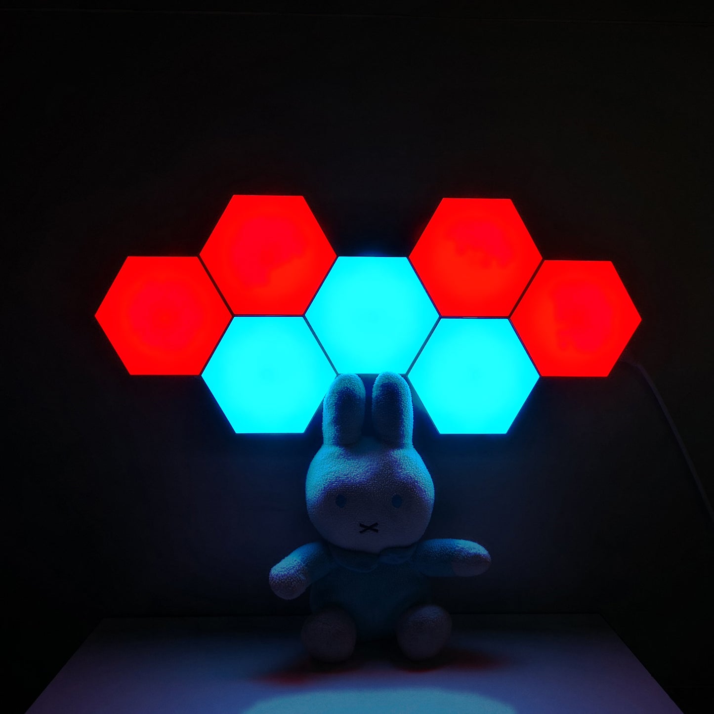 Autism Sensory Hexagonal LED Wall Lights