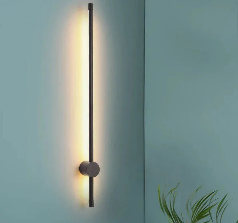 NordicRod – Minimalist Wall Lamp with Plug for Chic Interiors