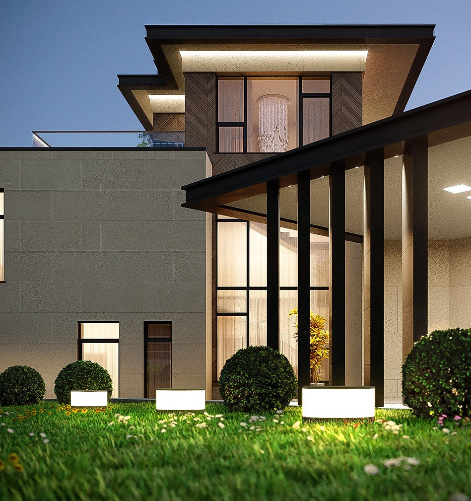 SunGlow – Modern Solar Wall Lamp with Smart Sensor