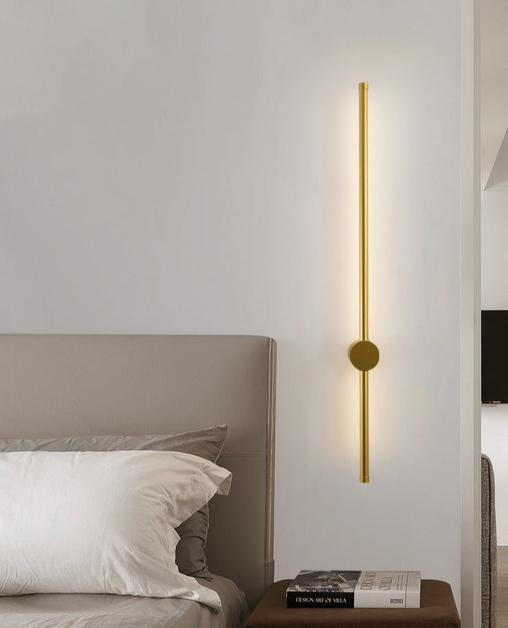 NordicRod – Minimalist Wall Lamp with Plug for Chic Interiors