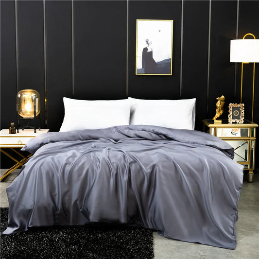 Thelittleesse™ Mulberry Silk Duvet Cover – Breathable, Hypoallergenic Luxury Bedding