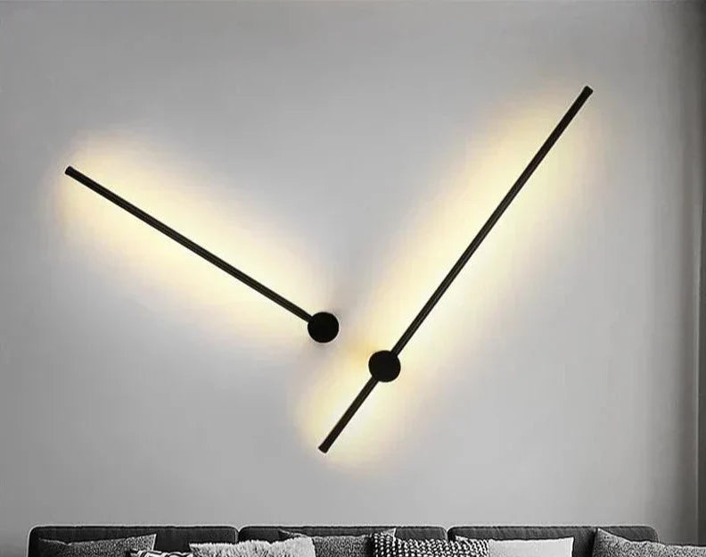 NordicRod – Minimalist Wall Lamp with Plug for Chic Interiors