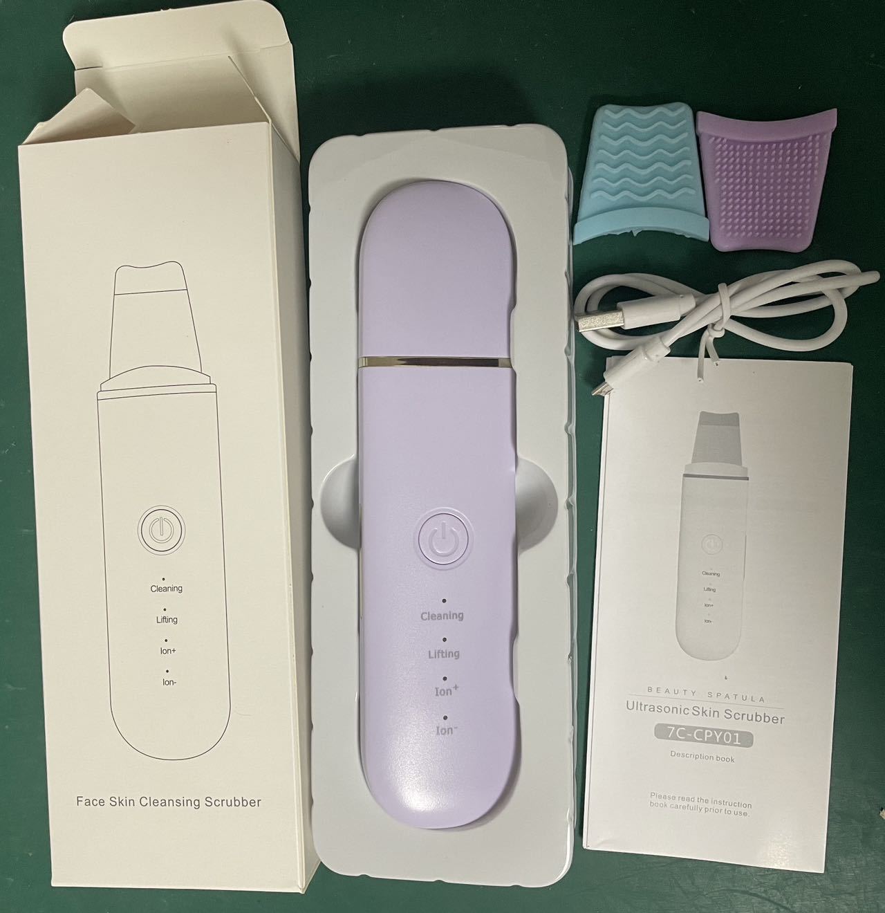 GlowScrub - Deep Cleansing & Lifting Ultrasonic Facial Tool