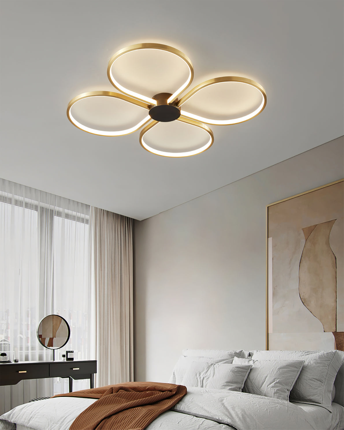 OrionGlow - Ceiling Lamp with Cosmic Shape and Subtle Lighting