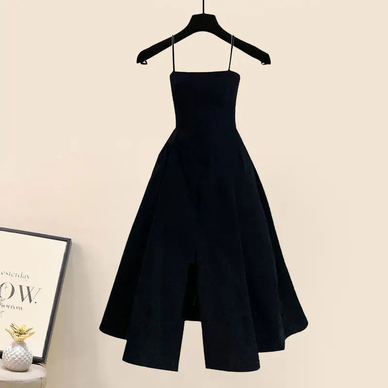 Aveline Autumn & Winter Chic: Sweater & Strap Skirt Set