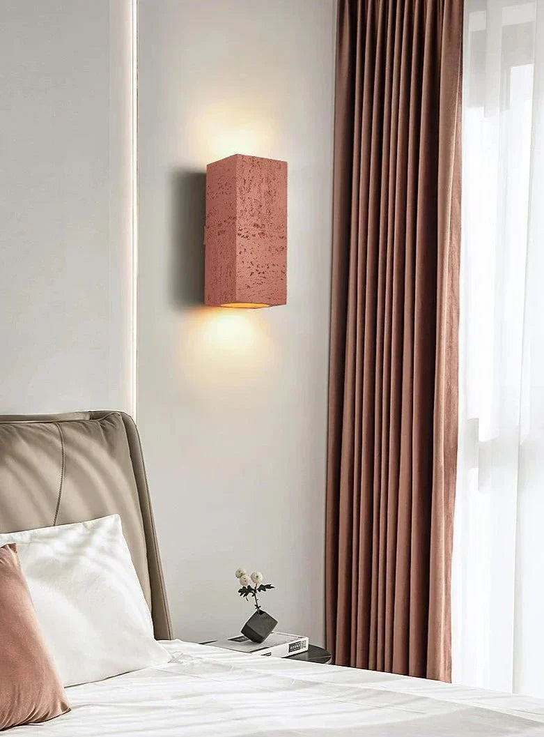 RusticCement - Wabi-Sabi Wall Lamp