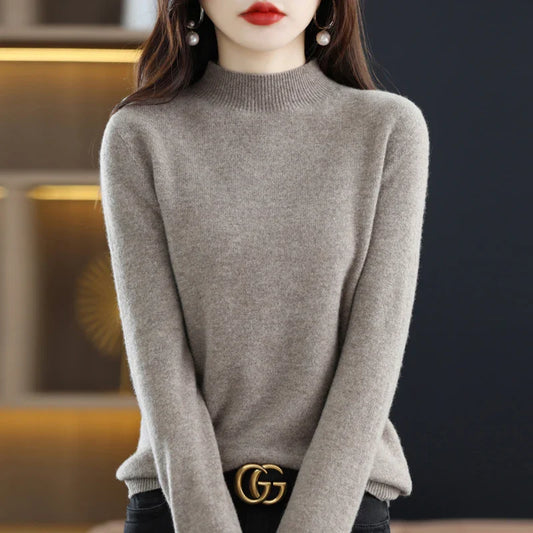 Sarah: Women's 100% Pure Wool Cashmere Sweater for winter and autumn