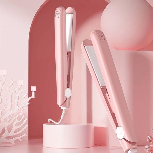 LuxePink - Floating Plate Straightener & Curler