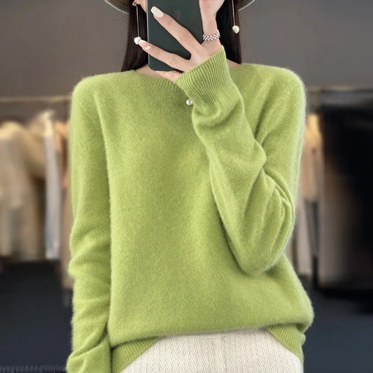 Evelyn: 100% pure wool sweater